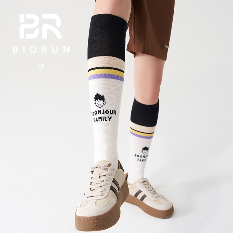 女式小腿袜压力袜长筒袜YW1519