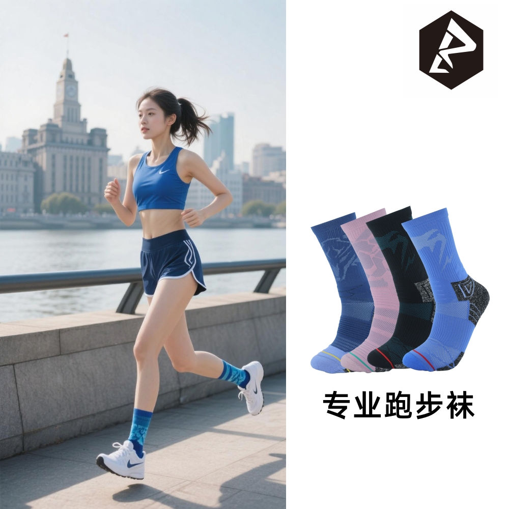 柏润袜业_专业跑步袜｜耐磨缓震回弹+抑菌防臭+吸湿排汗