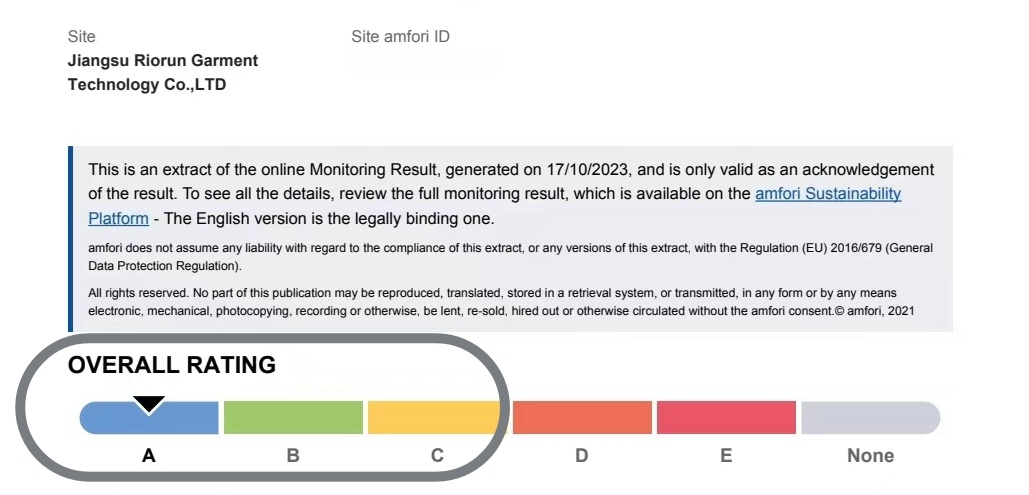 柏润袜业BSCI-A级工厂